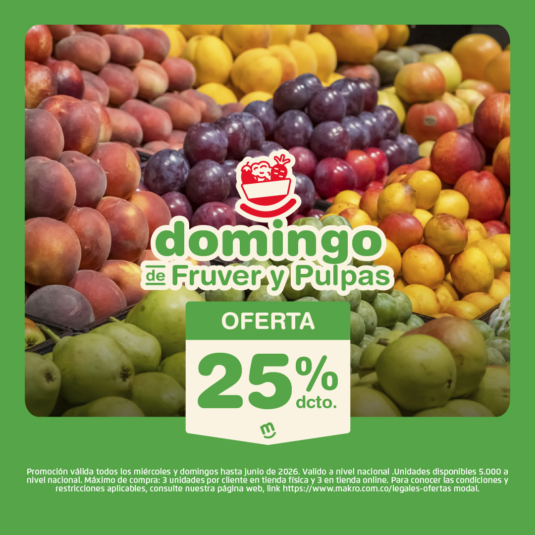Ofertas Domingo De Fruver y Pulpas