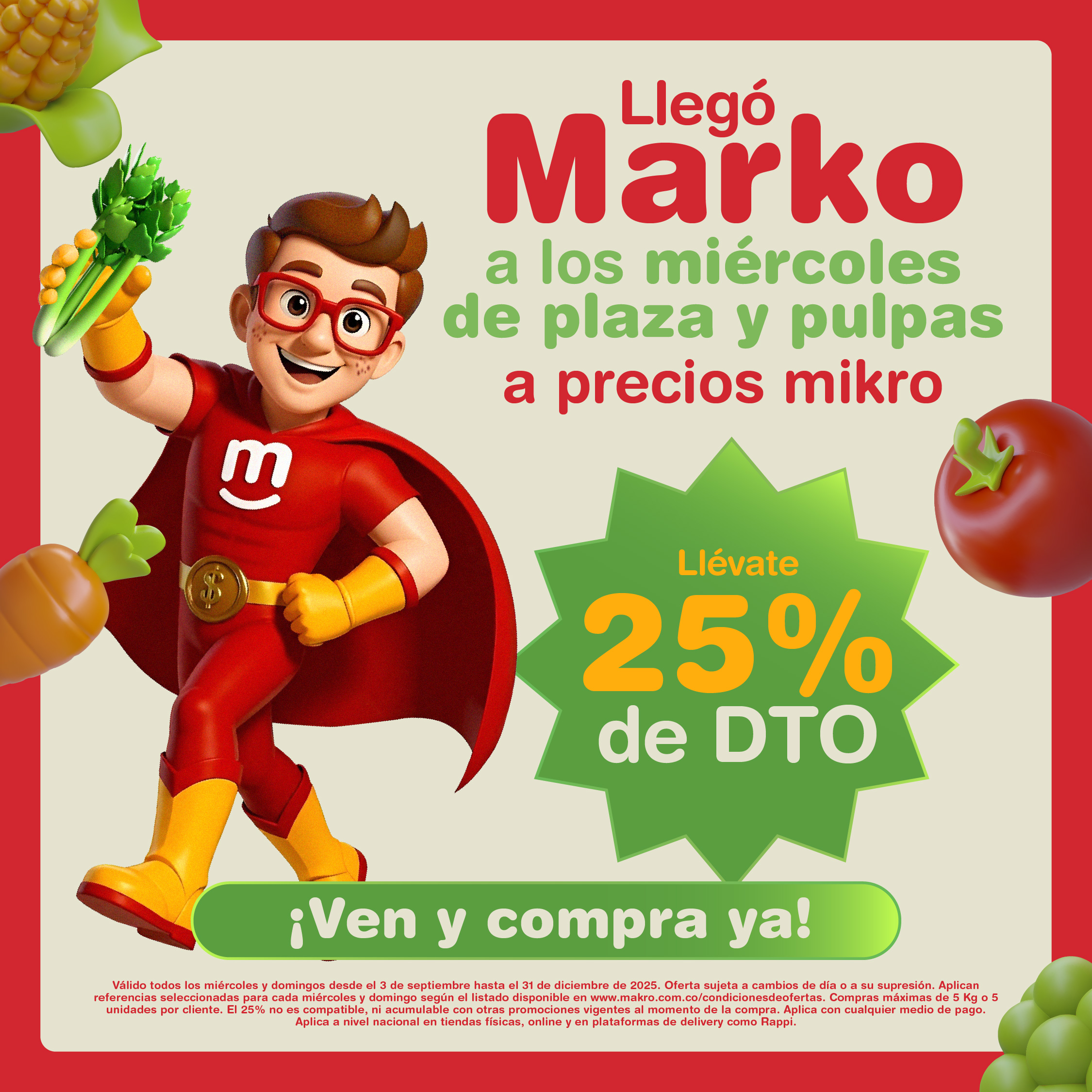 Miércoles de Fruver y Pulpas